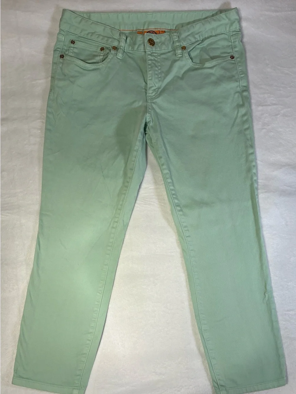 Tory Burch Mint Women's Stretch Jeans